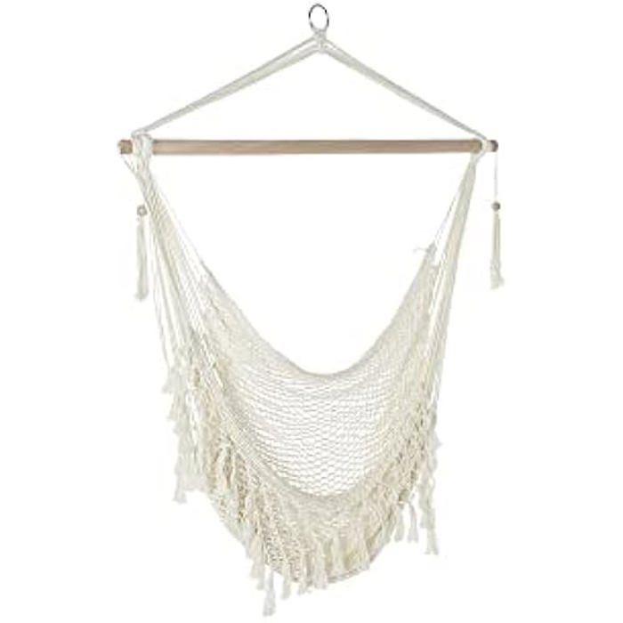 Hamac - DKD Home Decor - Standard - Beige - 100x50x130 Cm - Coton Et Polyester