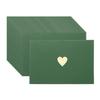 20Pcs/Set Mini Card Envelopes Pearlescent Paper Envelopes Business Greeting Cards Holder with Heart Pattern for Birthday Wedding