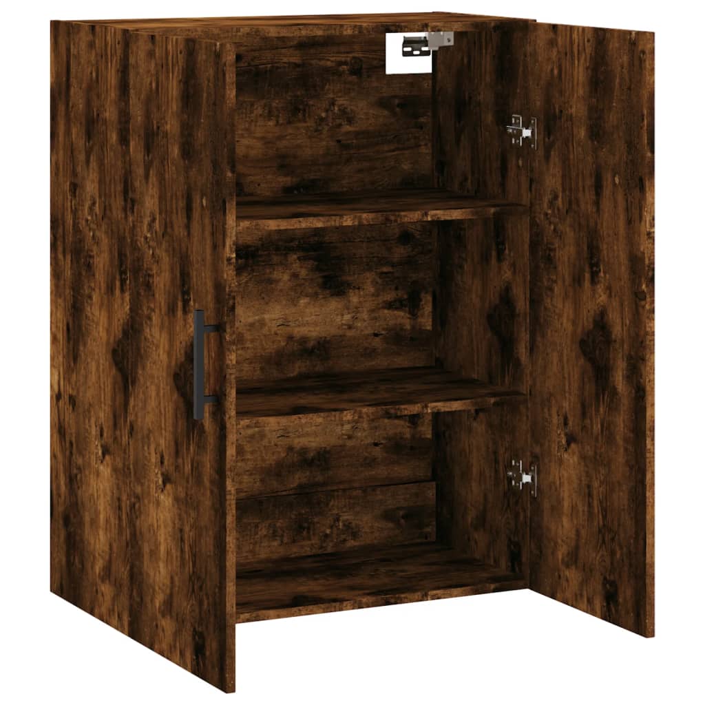 Wall Cabinet Smoked Oak 69.5 x 34 x 90 cm