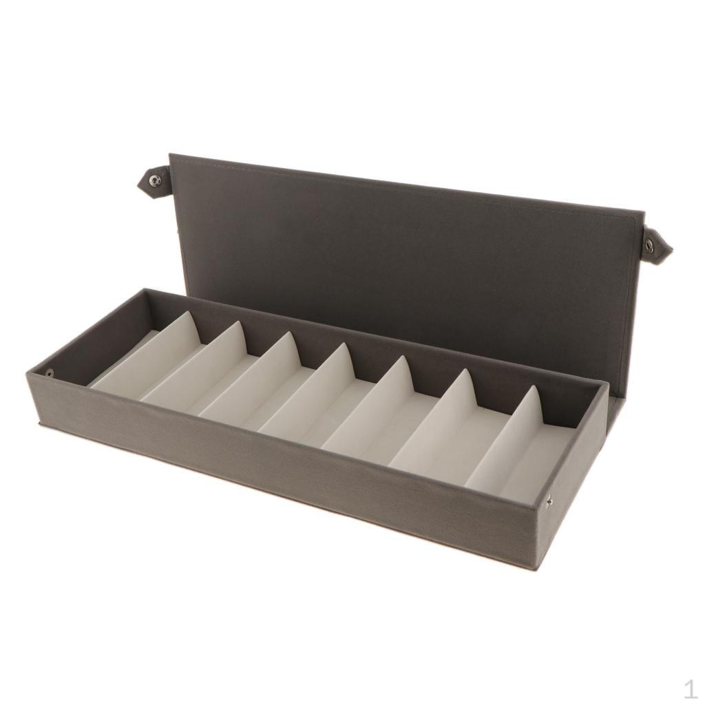 

8 Grids Professional Eyeglasses Sunglasses Glasses Storage Eyewear Display Stand Case Box Holder сірий