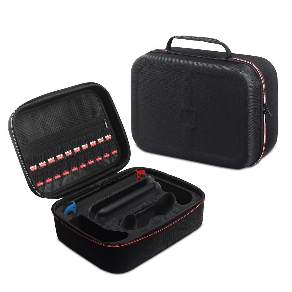Für Switch 2 Switch Aufbewahrung Groß Switch 2 Tragen Voll Einfach zu Kann Alle von Switch 2 Spiel Kompatibel mit Switch 2 Schwarze Hülle, Tasche, Kapazität,