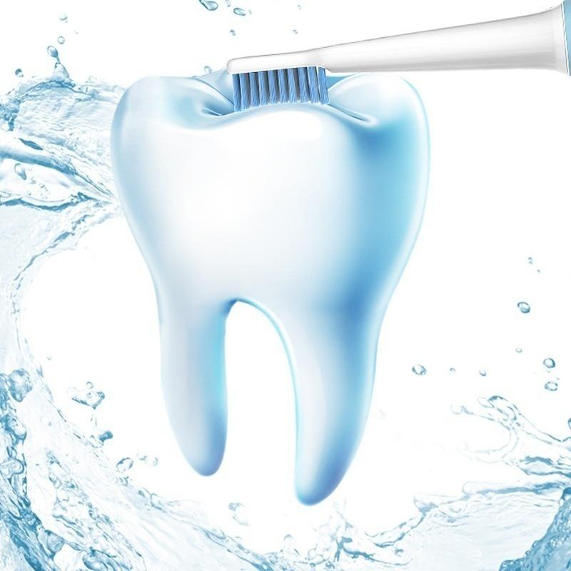 3 ks Náhradní kartáčková hlava Elektrický zubní kartáček Měkké štětiny IPX7 Vodotěsný Péče o ústní dutinu Automaticky vibruje Rodinný Pár Zubní kartáček