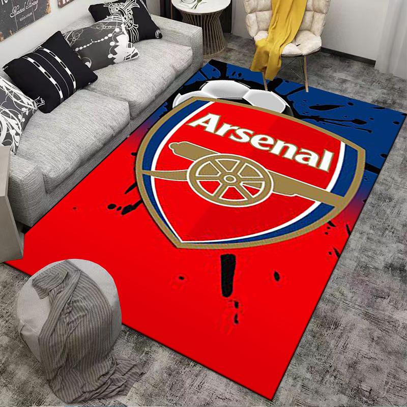 Arsenal Logo Designed floor mat, suitable as a non-slip mat for the living room or bedroom sofa