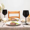 1Pcs Stainless Steel Wine Glases Black Plating Vodka Cup Juice Liquor Champagne Goblet 18oz Tumbler Party Wedding Drinkware