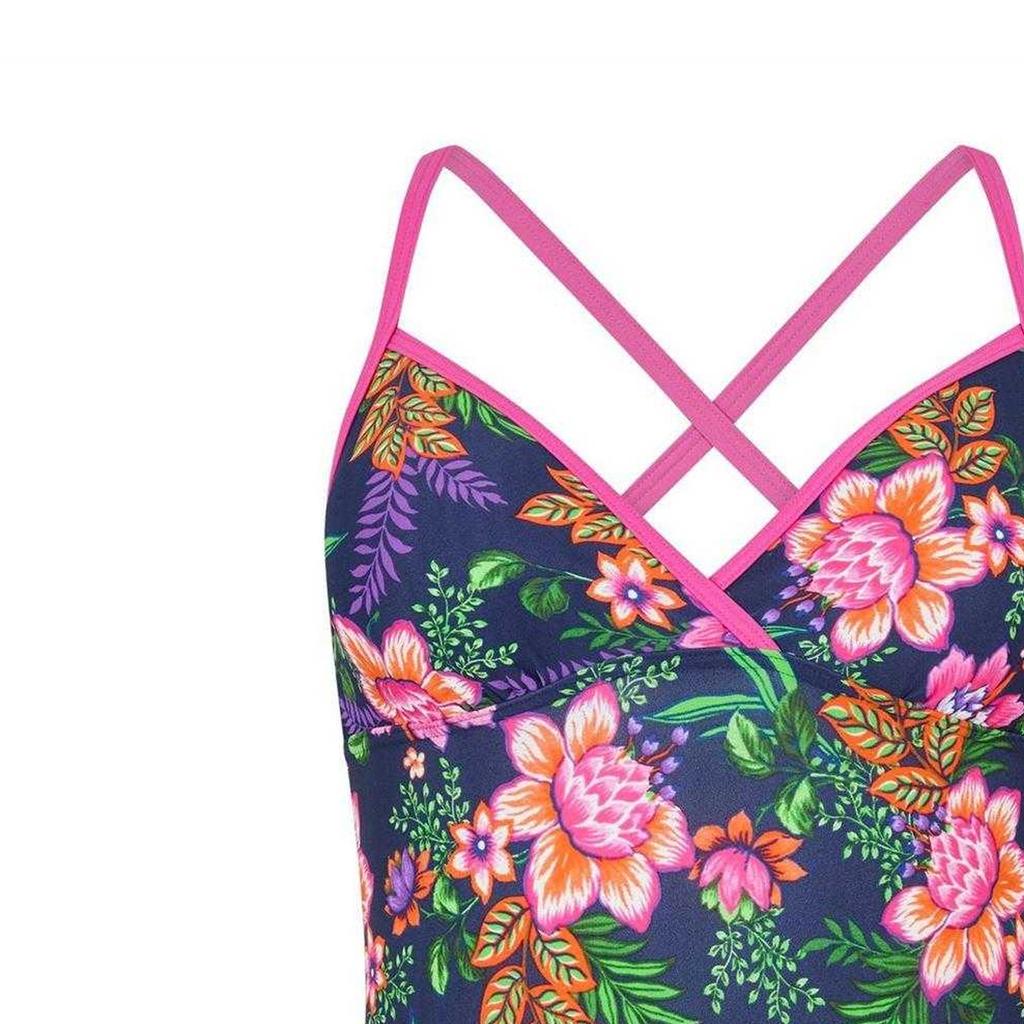Zoggs Womens/Ladies Floral Strappy One Piece Swimsuit