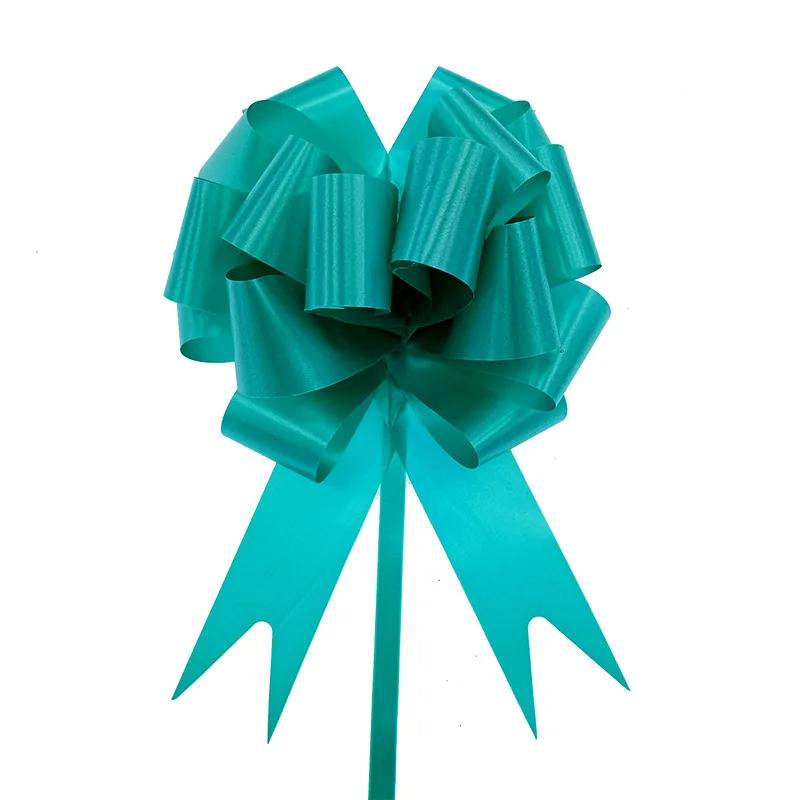 30pcs Christmas Garland Flower Ribbon Holiday Wedding Party Gift Box Packaging Ribbon Stereoscopic Spherical Hand Pulled Flower