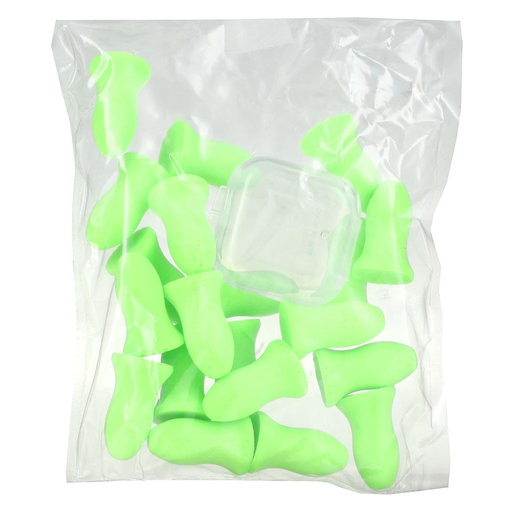Protechs, Quiet Contour Foam Earplugs, 10 Pairs + Case