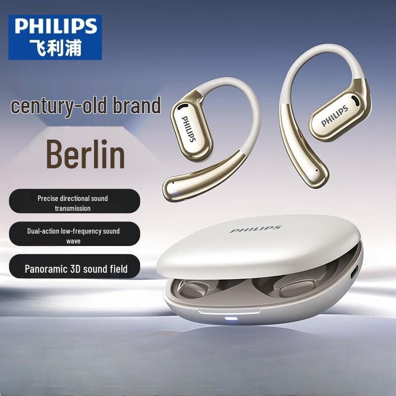 Philips TAT3739 True Wireless Open-Ear Sports Earbuds