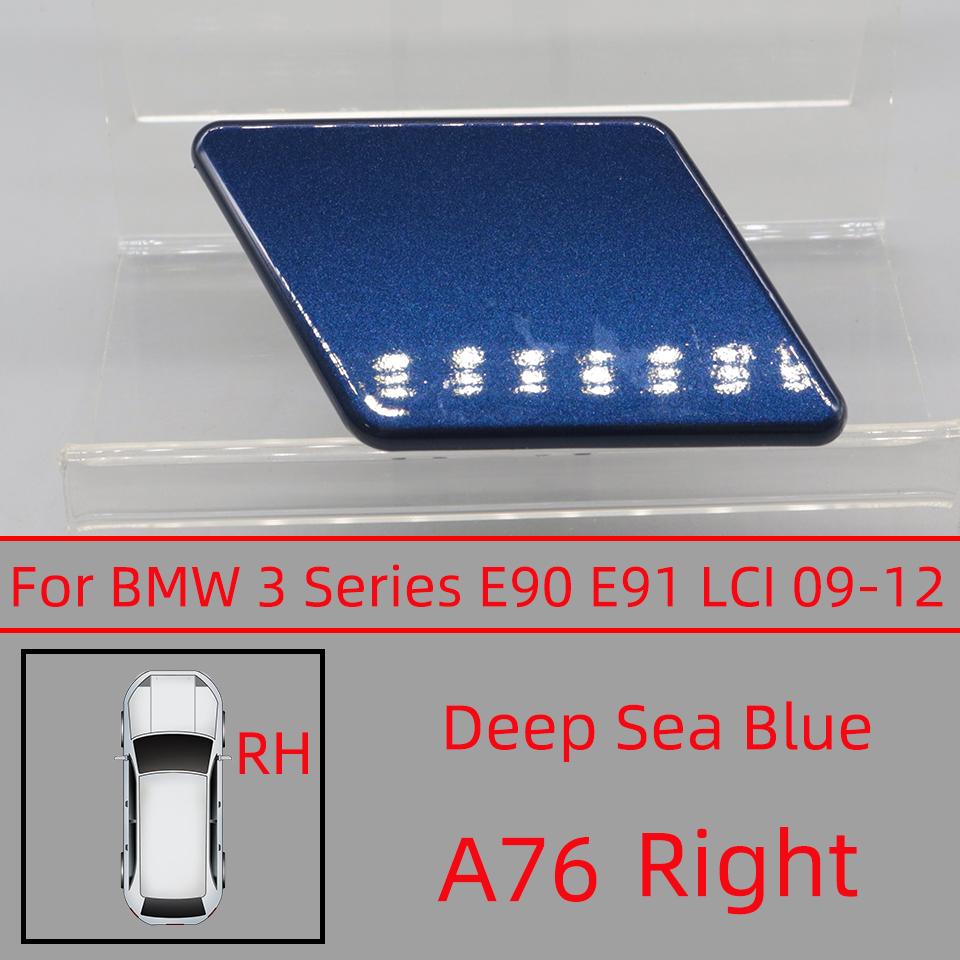 Headlight Washer Nozzle Cover For BMW 320 325 328 330 335 E90 E91 LCI 2009-2012 Sprayer Lid Cap Painted Washer Jet Cover Cap