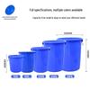 ZISIZ Large Plastic Bucket with Lid