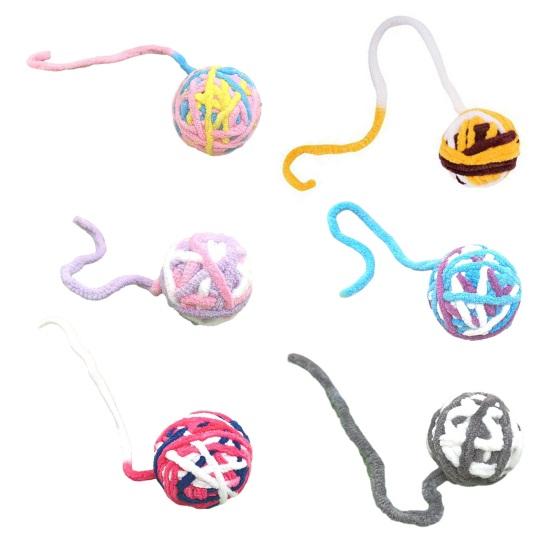 

Интерактивная игрушка-мяч для кошек со звучащим колокольчиком, устойчивая к царапинам, веселая, интерактивная, яркая