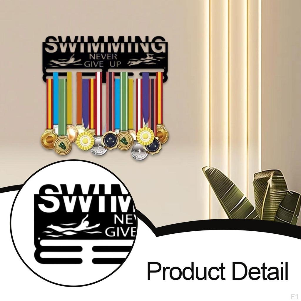 Medal Hanger Display Ribbon Award Holder Medals Hanging Rack for Volleyball