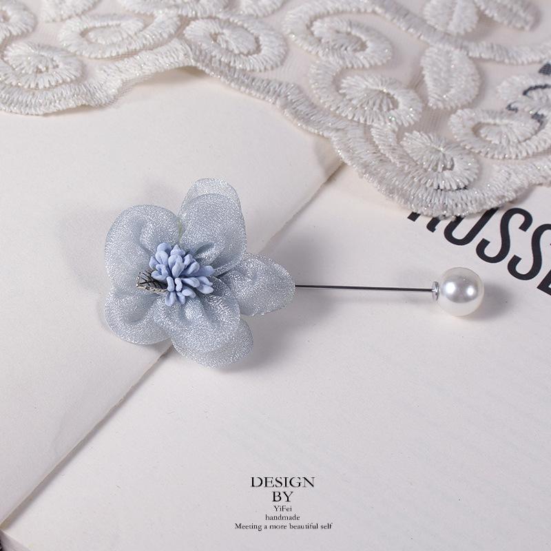 Brooch Female Japanese Flower Anti-Light Pin Temperament Versatile Corsage Hipster Suit Collar Accessories New