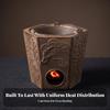 Charcoal Heater Heavy-Duty Tabletop Warmer Cast Iron for Tea Lovers