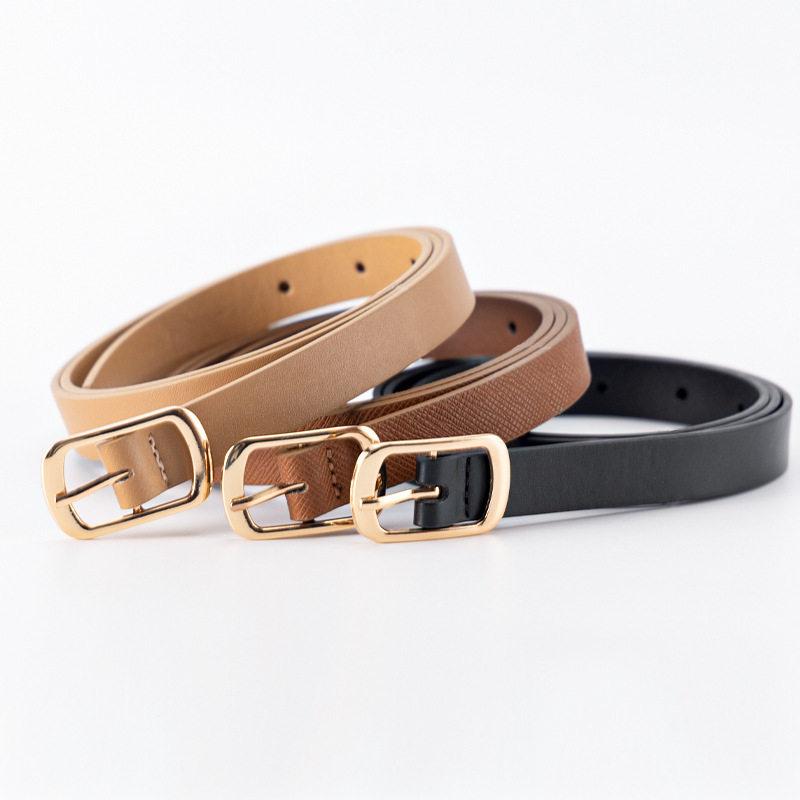 Ladies' Belt Fashionable Retro Versatile Decoration Paired With Jeans Thin Belt