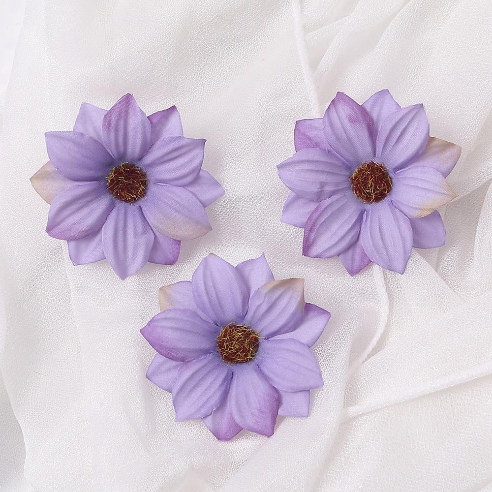 10/20 Stück Künstliche Doppelschichtige Sonnenseide Simulationsblumen Wohnzimmer Küchendekoration Zimmer Hochzeitsdeko DIY-Zubehör