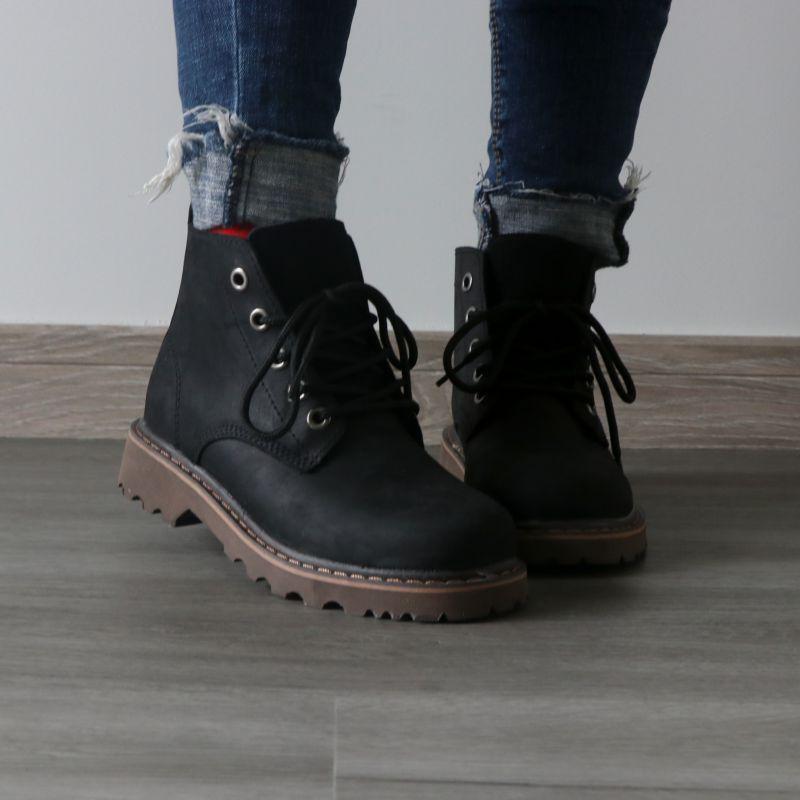 Herren Winterstiefel aus natürlichem Rindsleder, handgefertigt im Retro-Stil, warm, Herren Arbeitsstiefel, luxuriöse Leder Herren Winterschuhe, Stiefeletten für Herren