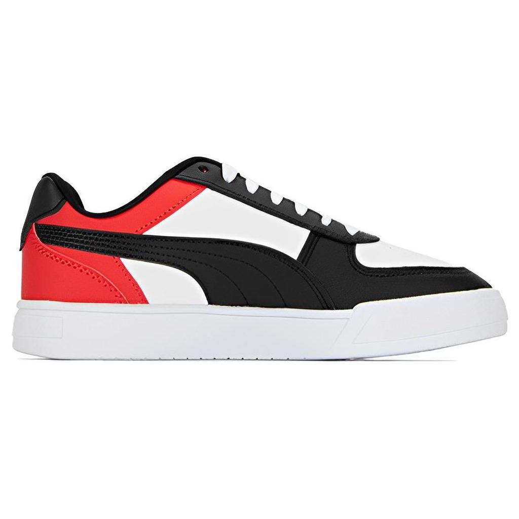 Puma Caven Comfortable Daily Low-Top Sneakers Unisex Sneakers White Black Red 380810-37