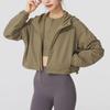 Under Armour Unstoppable SS25 Casual Comfortable Fashion Short Loose Jacket Women jackets Quartz-Gray 6003590-251