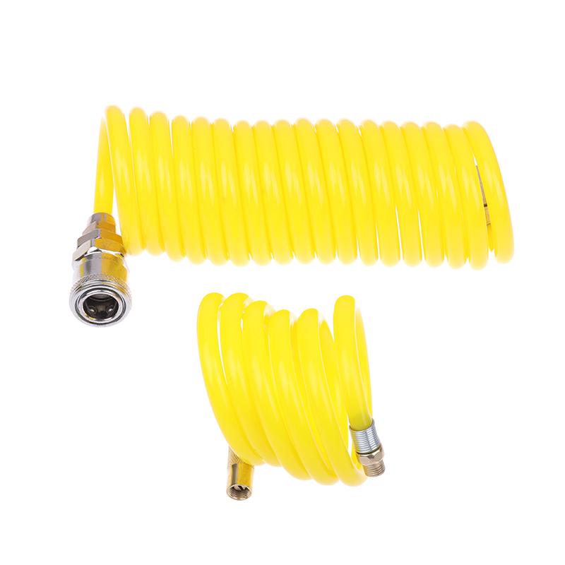 1 Piece Universal Pump Extension Tube Tire Air Compressor Hose Flexible Recoil Air Inflator Connector Replacement Inflator Hose