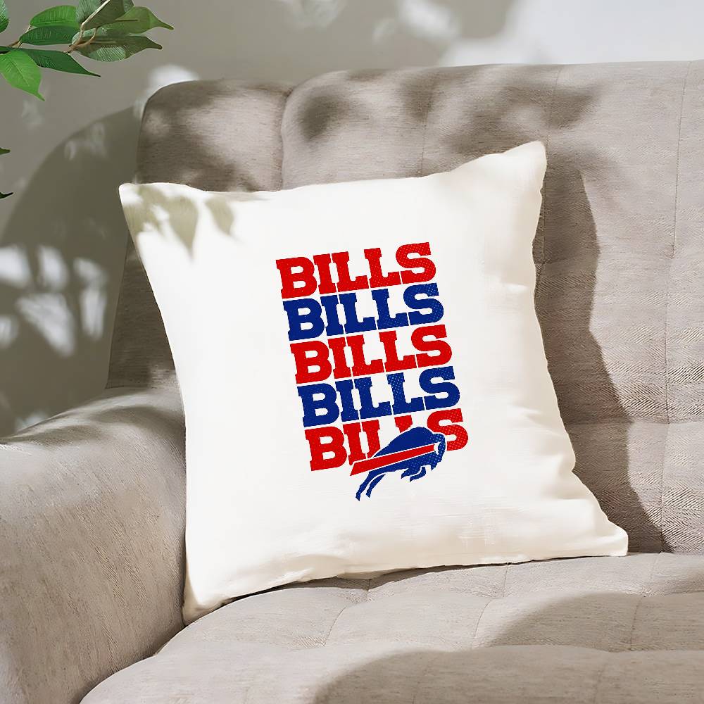 B-BuffaloS Bills-S Cool Pillow Case Throw Pillow Cover Nordic Vintage Style Cushion Covers Home Living Room Sofa Couch Seat