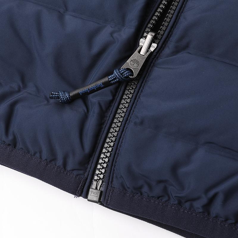 Timberland Quilted Casual Warm Down Jacket Men Jackets Blue A2C84-433