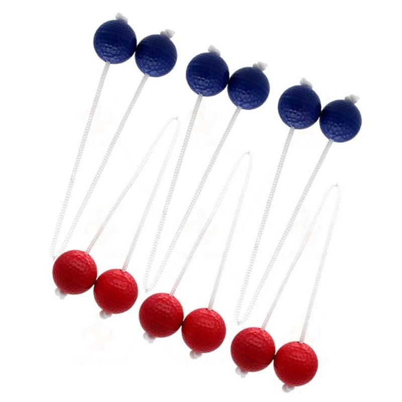 6Pcs Golf Tossing Ball Replacement Outdoor Lawn Yard Golf Throwing Ball Hard Golf Training Ball for Ladders Toss Game