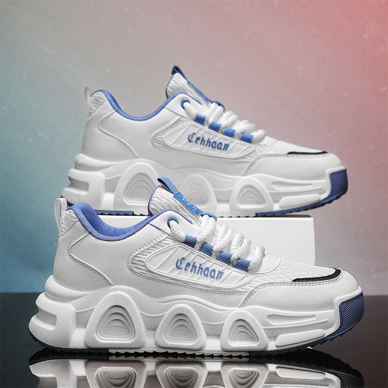 Fashion Plateforme Round Foot Basket Sneakers Men's Boot Shoes High Quality Men's Loafers Sport Sho Kit Tenisky Tenia Luxery