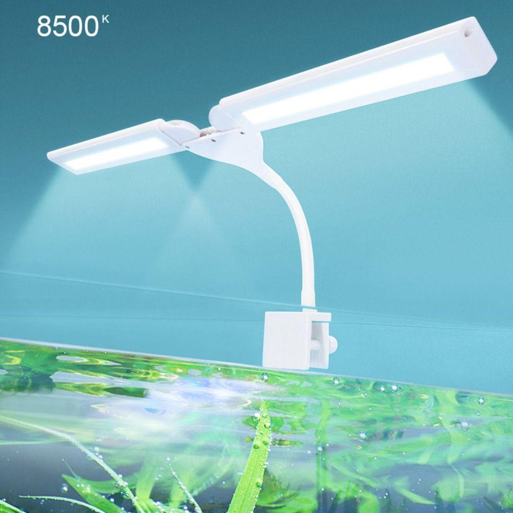 Adjustable Aquatic Plant Light Waterproof Extensible Lamp Fish Tank Light  Aquarium Use