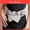 Womens Cummerbundle Cipri Waist Belt Oval Metal Buckle Accessories Clothing