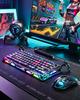 GravaStar Mercury V75 PRO Gaming-Tastatur mit Tenkeyless Rapid 8000Hz Polling Abnehmbares US-Aluminium RGB Manjio Magnetisch und Neon-Graffiti-Design