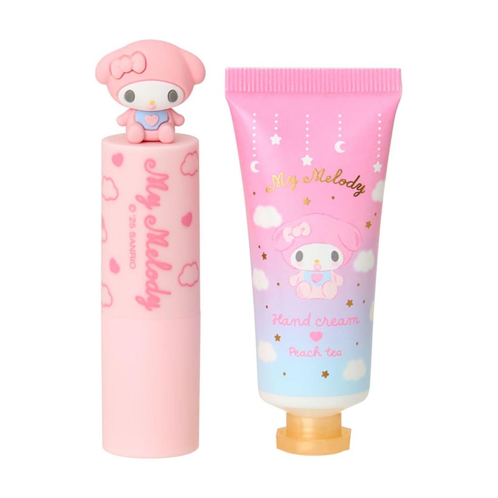 Sanrio Lip Balm Hand Cream My Ages 15 and 037532 & Set, Melody, Up,