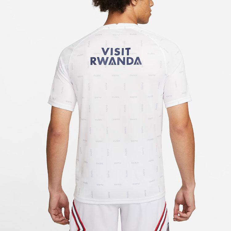 Jordan Pre-Match Soccer Printed Crew Neck T-Shirt Men Tops White DH7692-101