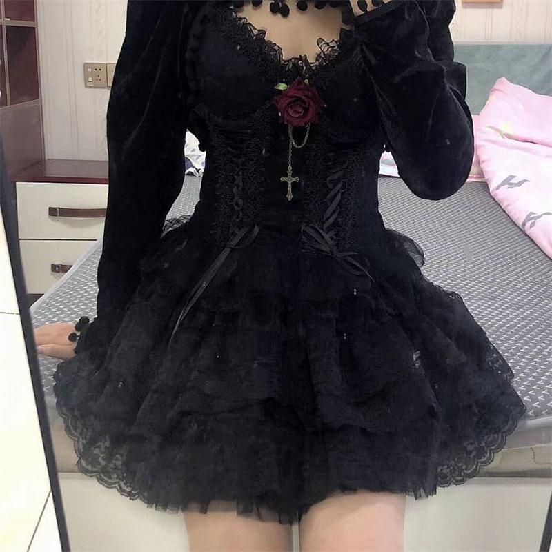 Womens Sexy Lace Gauze Mini Skirt For Women High Waist Pleated Skirt
