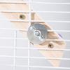 Grinding Claws Bird Wood Ladder Sturdy Parrot Climbing Rack Bird Perch Stand Toy  Perch Shelf