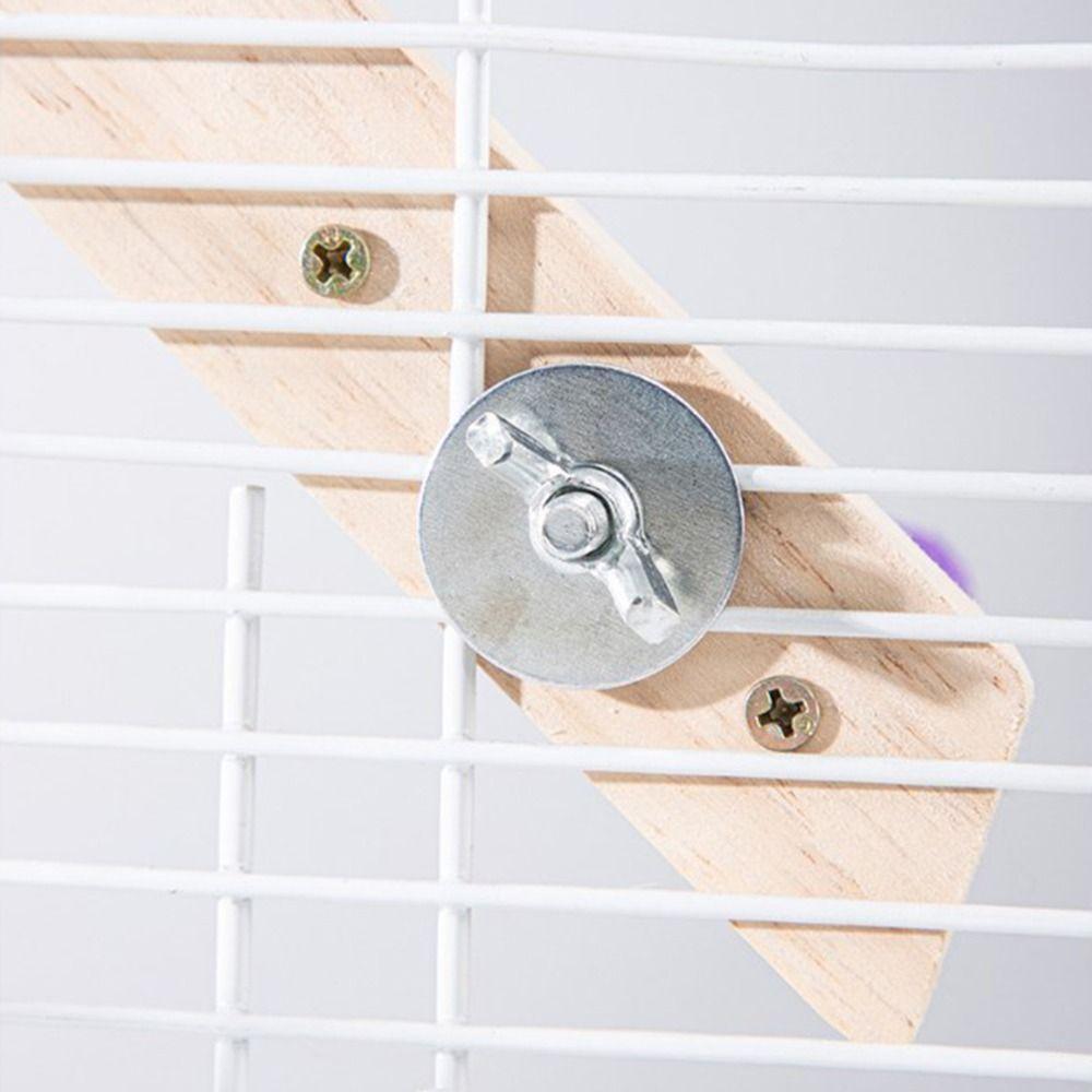 Grinding Claws Bird Wood Ladder Sturdy Parrot Climbing Rack Bird Perch Stand Toy  Perch Shelf