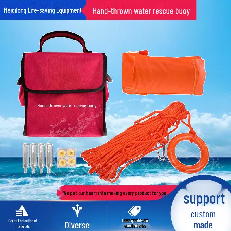 Hand-thrown Automatic Inflatable Lifebuoy Portable Life-saving Bag Inquiry