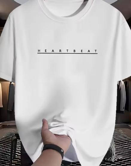 Sommer Neues Muster Gedrucktes T-Shirt Geeignet für Unisex Und Unisex Hergestellt Aus Reiner Baumwolle Modisches Und Vielseitiges T-Shirt