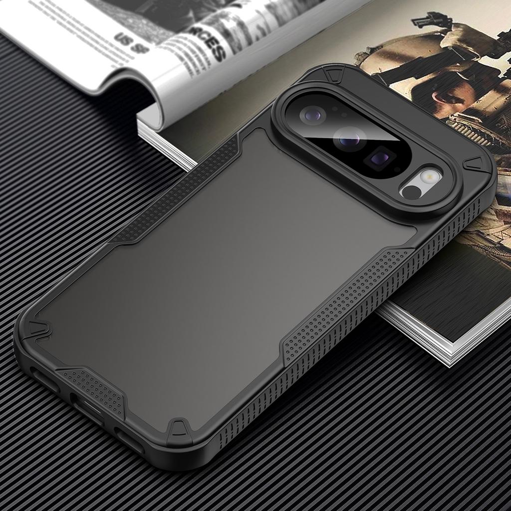 For Google Pixel 10 Pro Case PC+TPU Semi-Transparent Frosted Finish Protective Phone Cover