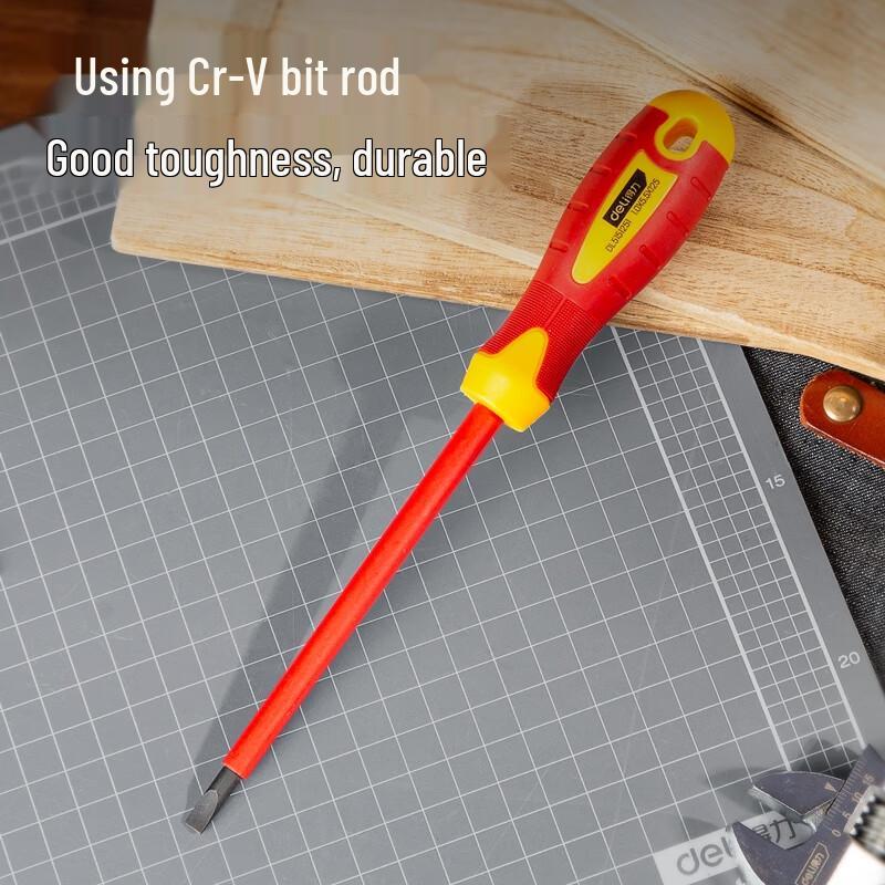 Deli Insulated Slotted Screwdriver