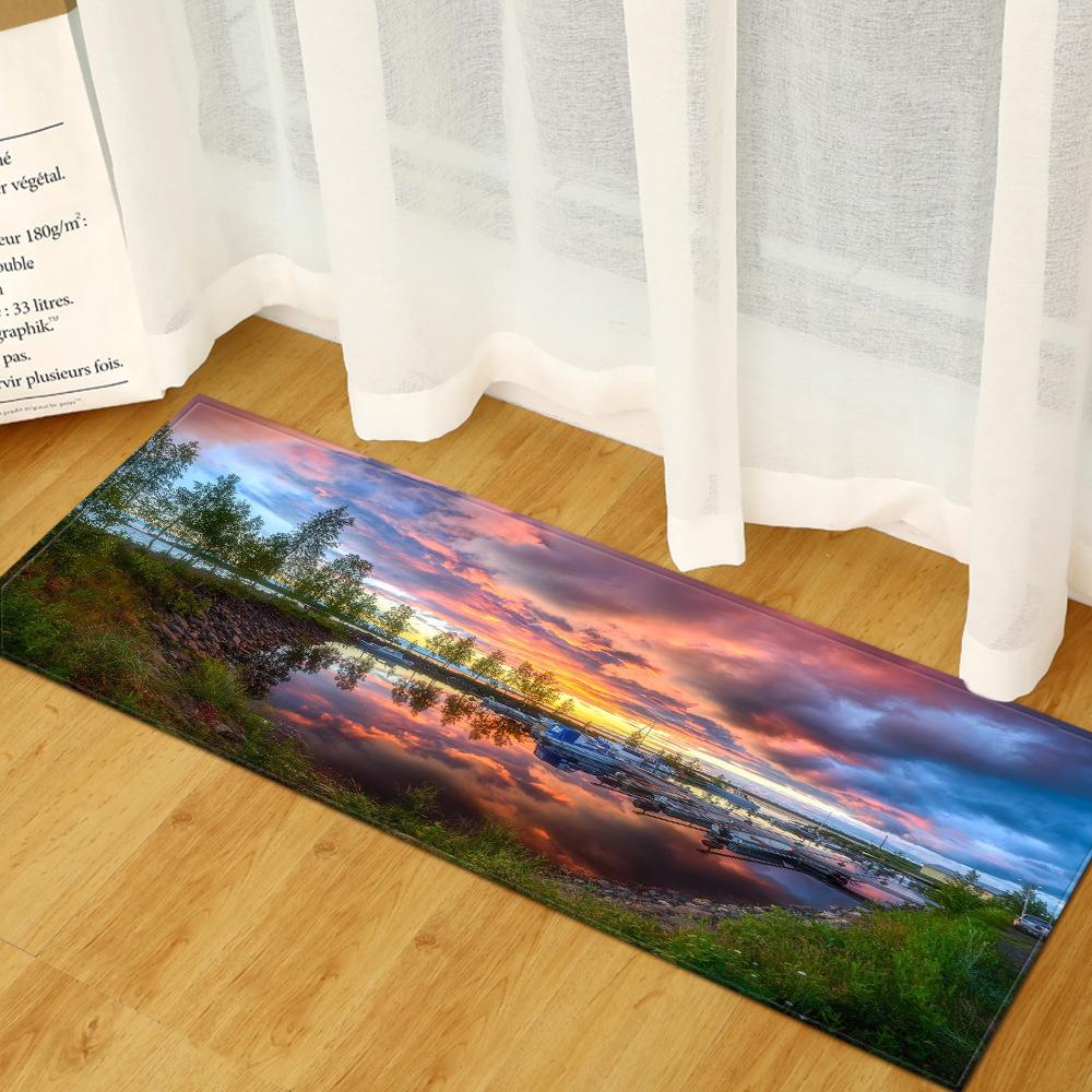 Scenic Door Mat Long Floor Mat Carpet Non-Slip Mat Foot Mat