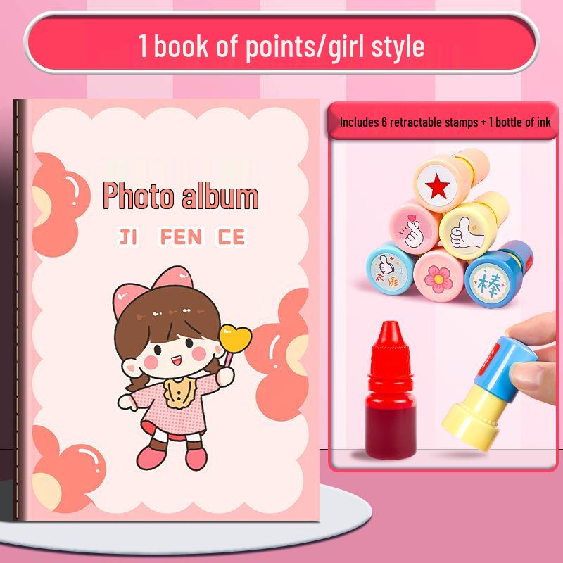 Kids Stamp Collection & Reward Book for Kindergarten and Elementary Students