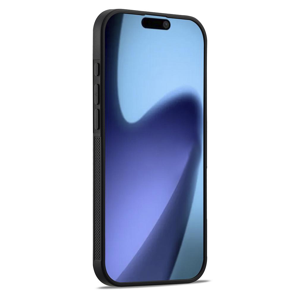 LC.IMEEKE For iPhone 17 Air Case Carbon Fiber Texture Leather+TPU+EVA Phone Cover