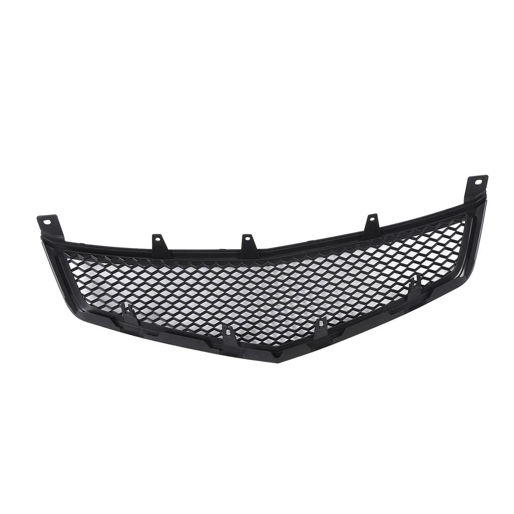 Gloss Black Mesh Front Bumper Grille Grills Protective Sporty Look For TSX 2006 To 2008