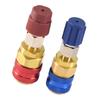 Professional R134A Air Conditioning Quick Connect Adapters High and Low Pressure Quick Coupler Adapter Pair Parts