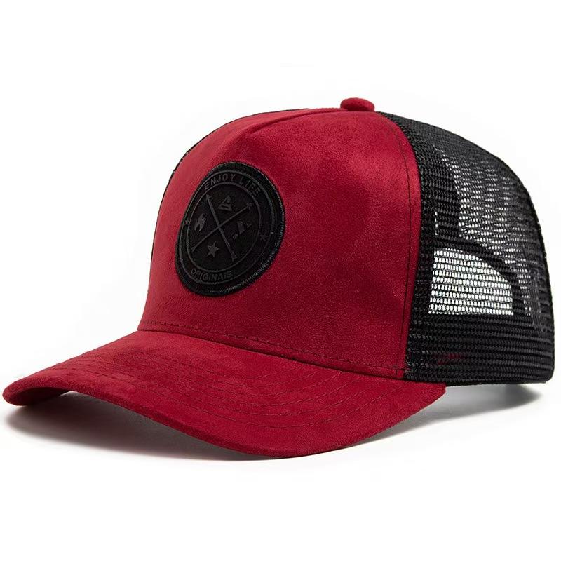 Summer Mesh Baseball Cap Women Men Letter Patch Snapback Hat Casual Breathable Unisex Street Hip Hop Trucker Caps