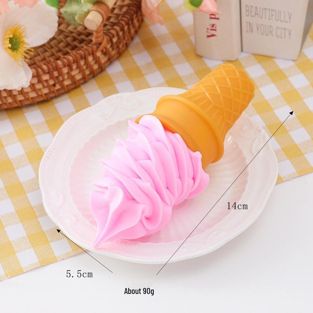 Crispy Cone Fake Ice Cream Torch Decoration Prop