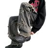 Jeans Dritti a Gamba Larga Americani Retro 2024 – Stile Estivo High Street, Vestibilità Ampia, Design di Nicchia