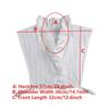 White V-neck Stand Shirt Fake Collar for Women Half Shirt Blouse False Collar Autumn Winter Ruffle Detachable Collar
