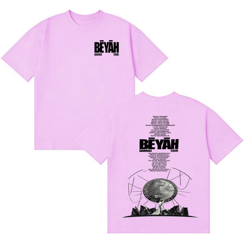 

Singer Damso 2026 Hot Album Fashion Tshrit Oversized Hip Hop Teenagers Short Sleeve summer 100 cotton T Shirt Unisex Wome S